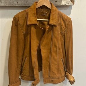 Sundance Camel Suede Outerwear